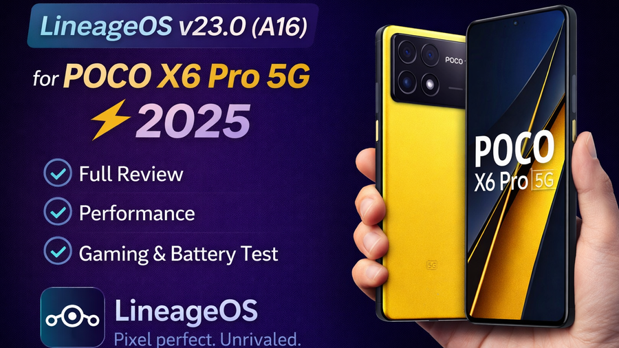 LineageOS 23.0 for Poco X6 Pro 5G